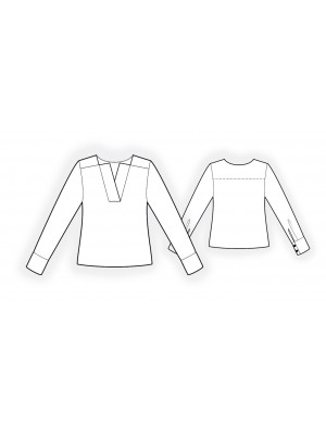 2551 · Блузки — Техрисунок